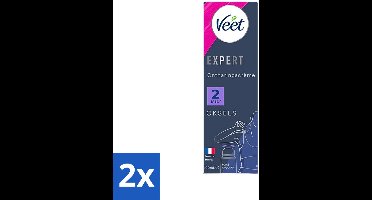 2 x Veet Expert - Ontharingscrème met applicator - Oksels - Alle huidtypes - 100ml - Ontharingscrème - Veet - Oksels - Scheercrème - Huidverzorging