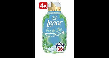 (4x) Lenor Wasverzachter Fresh Air Noorderlicht 36 Wasbeurten - 504 ml