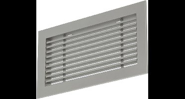 Econox Staafrooster aluminium â€“ met klemveren â€“ 300x150 mm â€“ Geanodiseerd aluminium
