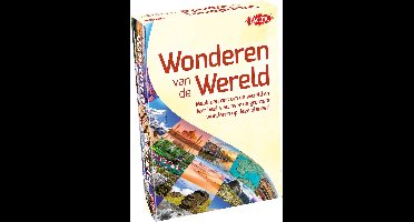 Tactic Wonderen van de Wereld – Educatief spel – Leer de wereldwonderen – 195 Kaarten – 6 Speelborden met werelddelen
