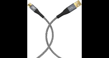 EFB Elektronik USB-AC-00002 USB-kabel USB 2.0 1 m USB A USB C Zwart, Grijs