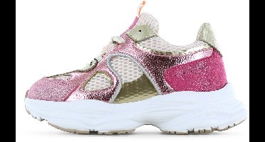 Shoesme metallic roze sneaker