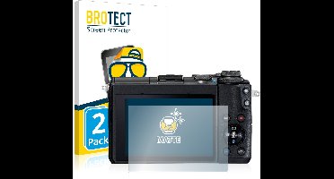BROTECT - Screenprotector voor Canon EOS M6 - Folie Beschermfolie matte 2 Stuks