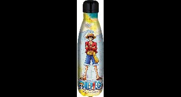 Netflix's One Piece drinkfles Blue Sky – Roestvrij staal – 780 ml – Sluit goed af – Drinkfles voor kinderen – BPA-vrij – Multicolor