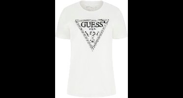 Dames-T-shirt Guess Krystal Python