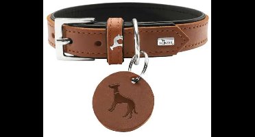 Hunter Hondenhalsband Larvik Cognac Maat 50