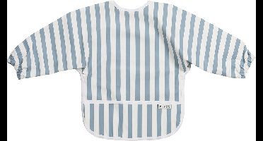 Meyco Baby Fat Stripe Mouwslab - Jeans Blue