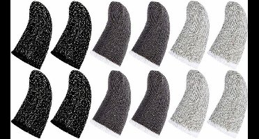 BukkitBow - Set Gaming Vinger Handschoenen - Touchscreen Finger Sleeves - Mobile Gaming Accessoires - 10 Paar