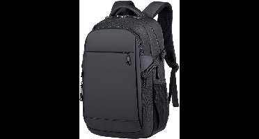 Laptoprugzak - Rugzak heren - rugzak waterdicht - Computertas - Rugzak met grote capaciteit - Anti-diefstal rugzak - met bagageriem - Geschikt voor 15,6-inch laptops - Rugzak voor reizen en zakenreizen - Zwart