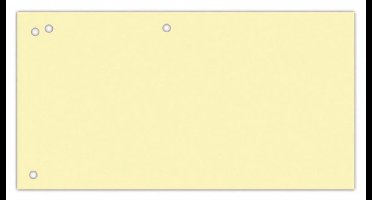 OFFICE products verdeelstroken | 240 x 105 mm | pak van 100 stuks | geel