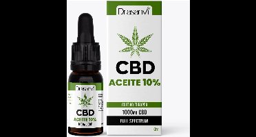 CBD-olie 10% 10 ml olie|CBD oil 10% 10 ml of oil|Huile de CBD 10% 10 ml de huile