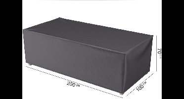 Platinum AeroCover - Loungebankhoes - 250x100xH70cm - Ademend - Waterproof - Hoge kleurechtheid