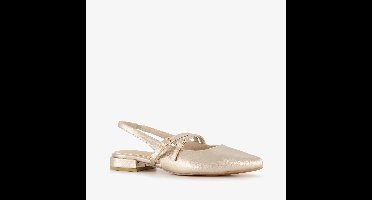 Marco Tozzi slingbacks champagne goud - Maat 36