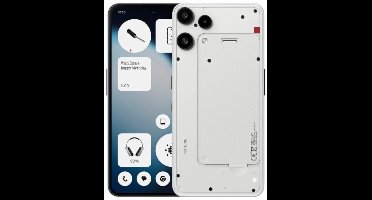 Nothing Phone (3a) Lite - 8GB RAM 256GB - Wit- 6.7" 120Hz AMOLED - 50MP Dual Camera - 5000mAh - 5G