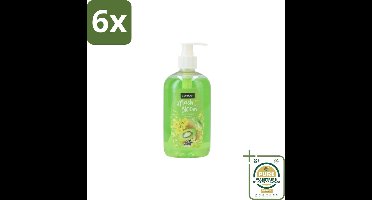 Sence – Handzeep – Splash To Bloom Kiwi – 500 ml - Voordeelverpakking - 6 stuks - Handen hydrateren - Kiwi geur