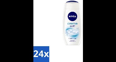 Nivea – Douchegel – Creme Soft – 750 ml - Voordeelverpakking - 24 stuks