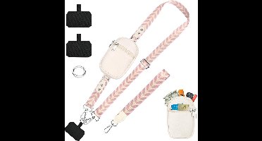 Universeel Telefoonkoord met Tas en Verstelbare Band voor Alle Smartphones