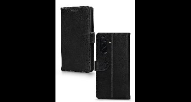 Mobilize Telefoonhoesje geschikt voor Samsung Galaxy A37 Hoesje | Mobilize Premium Gelly Wallet Bookcase Portemonnee | Pasjeshouder voor 3 Pasjes | Telefoonhoesje voor Pinpas / OV Kaart / Rijbewijs - Zwart