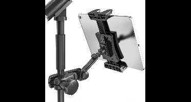 360° Draaibare Houder voor Tablet en Telefoon | Standaard voor iPad, iPhone en Tablets 4.7-12.9" | Handsfree Beeldbellen en Video's Kijken met Compatibele Smartphones