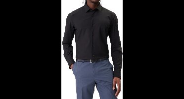 Boss Heren Overhemd Zwart 50555747/001 P Hank S K