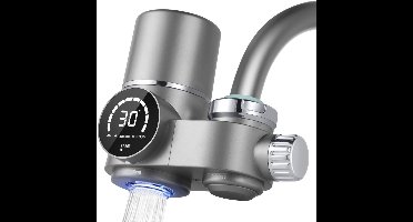 Core® Waterfilter kraan - Waterfilter - Zilver - 20cm x 20cm x 9cm; 600 g