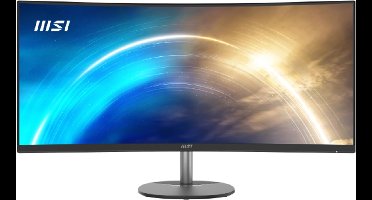 MSI PRO MP341CQDE Curved - 34″ UWQHD - 1ms 100Hz - Speakers - 1xDisplayPort/2xHDMI