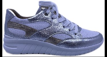 Hartjes Wave Sneakers - Textiel - Dames - Wit - Maat 43