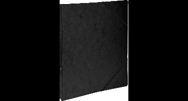 Exacompta 10x Ringband 2 ringen 15mm - bedrukt glanskarton - A4 - Zwart - 542551E