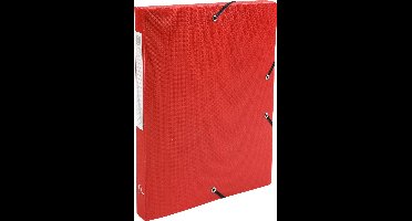 Exacompta 8x Klasseerdoos PP 7/10de Rug 25mm - A4 - Rood - 59685E