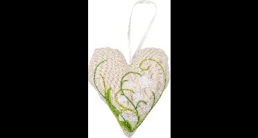 Vervaco - Deco hartje kit Lilly of the Valley - PN-0222854 - Borduren - Borduurpakket - Borduurpakket volwassenen - Borduurpakket kind