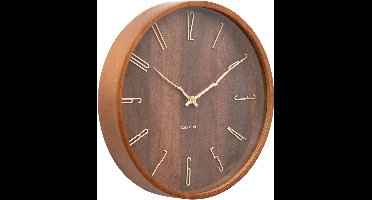 Karlsson - Wall Clock Rama - Bruin - Ø30cm