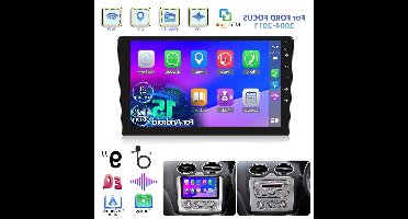 9-Inch Android Autoradio – Touchscreen Radio – Multimedia Systeem – Navigatie Unit – 2-DIN Radio – Draadloos CarPlay & Android Auto – GPS Navigatie Met Achteruitrijcamera
