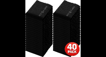 Microvezeldoekjes - 40 stuks - 15 x 18 cm - Voor Brillen, Camera’s, Telefoons, Tablets, Laptops & Gevoelige Oppervlakken