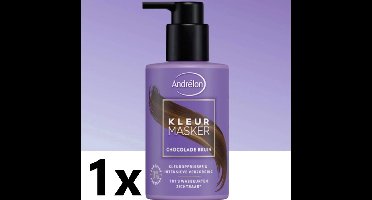 Andrélon Kleurmasker Chocolade bruin 200 ml - Haarmasker .