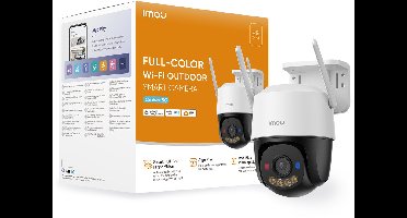 Imou Cruiser SC 4K - Beveiligingscamera voor Buiten – 4K Ultra HD (8MP) – 360° Pan & Tilt – Slimme Persoonsdetectie & Tracking – Kleur Nachtzicht – Sirene & Waarschuwingslicht – Wi-Fi 6 & PoE