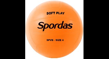 Spordas Soft Play Volleybal, Maat 4, Oranje