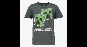 Minecraft jongens T-shirt groen - Maat 170/176