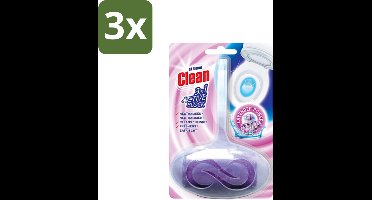 At Home - Clean - Toiletblok - 3in1 Active - Lavender Power - Neutraliseert & Reinigt - 1 Blok - Bulkverpakking - 3 stuks