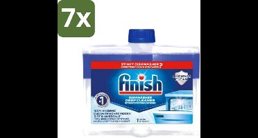 7 x Finish - Vaatwasreiniger - Grote Schoonmaak - Verwijdert Vet & Kalkaanslag - 1 Wasbeurt - Vaatwasser Reinigen - Vet Verwijderen - Kalkaanslag Verwijderen - Vaatwasser Schoonmaken - Vaatwasser Filter Reinigen