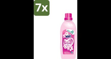 7 x At Home - Wash - Wasverzachter - Pink Secrets - 20 Wasbeurten - Wasverzachter - Wasverzachter Pink Secrets - Wasverzachter Voor Kleding - Wasverzachter Voor Alle Stoffen - Wasverzachter Voor Katoen