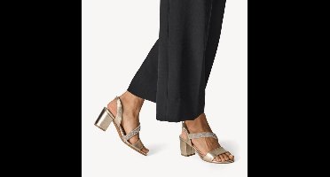 Marco Tozzi Dames Sandaal | Goud | Maat: 37