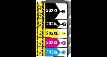 Huismerk Epson 202XL Multipack incl. Chip (5set)