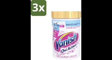 Vanish Oxi Action - Vlekkenverwijderaar Poeder - Witte Was - 710 Gram - Bulkverpakking - 3 stuks