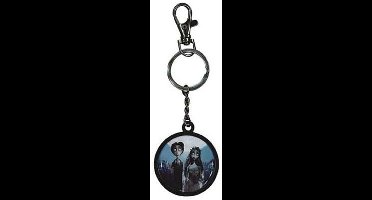 Corpse Bride Metal Keychain Couple & Logo 7 cm
