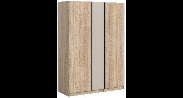 Oakland kledingkast 3 deuren eik decor, kashmir decor.