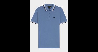 BOSS Green Polo korte mouw Blauw Paddy 10241663 01 50469055/462