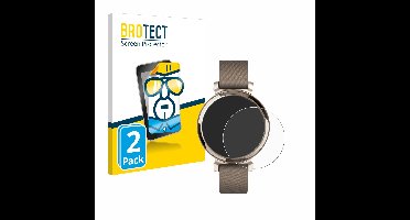 BROTECT - Screenprotector voor Garmin Lily 2 - Folie Beschermfolie transparant 2 Stuks