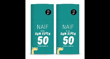 Naïf Kids - Zonnebrandstick – SPF 50 - 2x15g