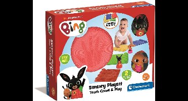 Clementoni - Baby - Bing - Sensorische Playset - Zachte matten met 2 speelfiguurtjes - vanaf 18 maanden