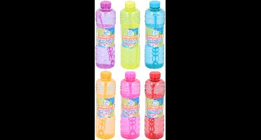 Eddy Toys Bellenblaas 1L met Staf - Bellenblaas met Vloeistof - Zeepbellen Maken Buiten - Inclusief Bellenblaas Staf - 1 Willekeurige Kleur